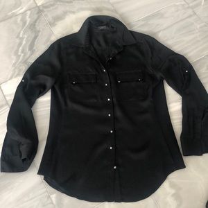 Gorgeous black silk blouse